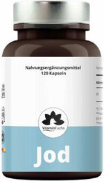 VitaminFuchs Jod Tabletten mit Kelp/Braunalge vegan und ohne Zusatzstoffe 120 Stück – Bild 1 von 2
