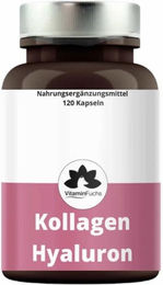 VitaminFuchs Kollagen und Hyaluron Kapseln mit Rinderkollagen 120 Stück – Bild 1 von 2