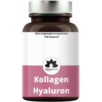 Produktbild von VitaminFuchs Kollagen und Hyaluron Kapseln mit Rinderkollagen 120 Stück