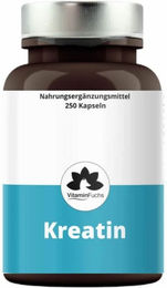 VitaminFuchs Kreatin Monohydrat Kapseln ohne Zusatzstoffe 250 Stück – Bild 1 von 2