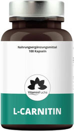 VitaminFuchs L-Carnitin Kapseln hochdosiert mit 500 mg pro Kapsel vegan ohne Zusatzstoffe – Bild 1 von 6