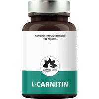 Produktbild von VitaminFuchs L-Carnitin Kapseln hochdosiert mit 500 mg pro Kapsel vegan ohne Zusatzstoffe