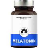 Produktbild von VitaminFuchs Melatonin Tabletten mit Passionsblume hochdosiert 60 Stück