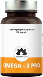 VitaminFuchs Omega 3 Fettsäuren Kapseln mit DHA und EPA ohne Zusatzstoffe – Bild 1 von 3