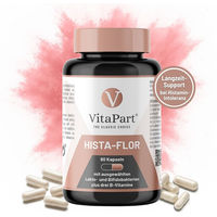 Produktbild von VitaPart Hista-Flor Kapseln zur Unterstützung bei Histaminintoleranz 60 Kapseln