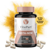 Produktbild von VitaPart Hista-Now Kapseln mit DAO-Co-Faktoren vegan glutenfrei und laktosefrei