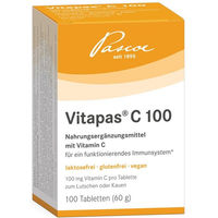 Produktbild von Vitapas Vitamin C Lutschtabletten mit 100 mg Ascorbinsäure für Erwachsene und Kinder 60 Stück