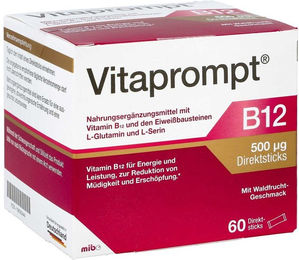 Vitaprompt B12 500 µg Direktsticks vegan 60 Stück – Bild 1 von 6