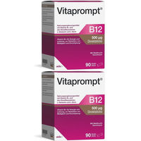 Produktbild von Vitaprompt B12 500 µg Sticks vegan mit Eiweißbausteinen