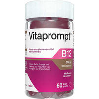 Produktbild von Vitaprompt B12 Gummis vegan zuckerfrei glutenfrei laktosefrei 60 Stück