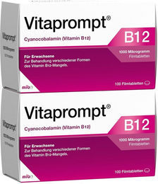 Vitaprompt mibe GmbH Vitamin B12 Tabletten vegan und laktosefrei für Senioren sowie Schwangere und Stillende – Bild 1 von 1