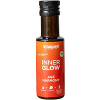 Produktbild von Vitaquell Bio INNER GLOW - Age Harmony mit Leinöl in flüssiger Form