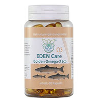 Produktbild von VITARAGNA Golden Omega 3 Fischöl Kapseln Eco TG Variante mit Vanille Geschmack hochdosiert mit EPA DHA SDA 700 mg glutenfrei laktosefrei