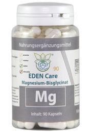 VITARAGNA Magnesium-Bisglycinat Kapseln mit 100 mg elementarem Magnesium pro Kapsel, 90 Kapseln, glutenfrei, laktosefrei und zuckerfrei – Bild 1 von 3
