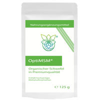 Produktbild von VITARAGNA OptiMSM Methylsulfonylmethan MSM Pulver 125g ohne Zusatzstoffe