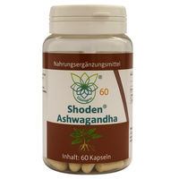 Produktbild von Vitaragna Shoden Ashwagandha Extrakt mit Withanolide 60 vegane Kapseln laktosefrei und ohne Zusatzstoffe