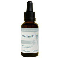 Produktbild von VITARAGNA Vitamin K1 Tropfen vegan, hochdosiertes Liquid in Olivenöl, 30 ml