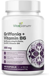 VitaSanum 5-HTP Griffonia mit Vitamin B6 vegan Kapseln – Bild 1 von 1