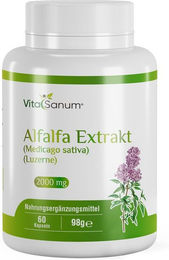 VitaSanum Alfalfa Extrakt Medicago sativa Luzerne Kapseln 60 Stück – Bild 1 von 1