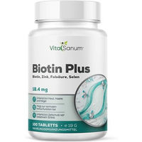 Produktbild von VitaSanum Biotin Plus mit Zink, Folsäure und Selen Tabletten 100 Stück