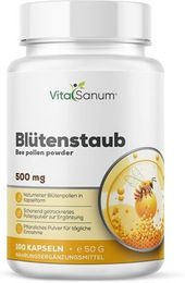 VitaSanum Blütenstaub Kapseln vegan ohne Zusatzstoffe – Bild 1 von 1