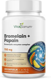 VitaSanum Bromelain und Papain Multi-Enzym-Komplex Kapseln – Bild 1 von 1