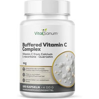 Produktbild von VitaSanum Buffered Vitamin C Complex Calciumascorbat gepuffert Vegan 120 Kapseln