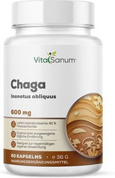 VitaSanum Chaga Inonotus obliquus Kapseln vegan 60 Stück – Bild 1 von 1