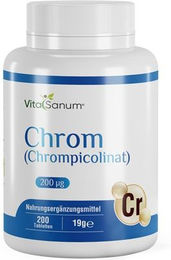 VitaSanum Chrom Tabletten 200 µg – Bild 1 von 1