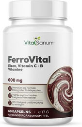 VitaSanum FerroVital Eisen Bisglycinat Kapseln vegan 60 Stück – Bild 1 von 1