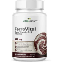 Produktbild von VitaSanum FerroVital Eisen Bisglycinat Kapseln vegan 60 Stück
