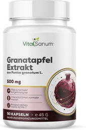 VitaSanum Granatapfel Extrakt Kapseln vegan ohne Zusatzstoffe – Bild 1 von 1