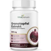 Produktbild von VitaSanum Granatapfel Extrakt Kapseln vegan ohne Zusatzstoffe