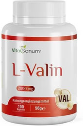 VitaSanum L-Valin BCAA Kapseln 2000 mg 200 Stück – Bild 1 von 1