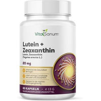 Produktbild von VitaSanum Lutein und Zeaxanthin Kapseln 60 Stück
