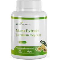 Produktbild von VitaSanum Maca Extrakt Lepidium meyenii Kapseln vegan 60 Stück