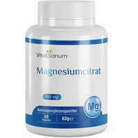 Produktbild von VitaSanum Magnesiumcitrat Kapseln für Sportler 240 Stück