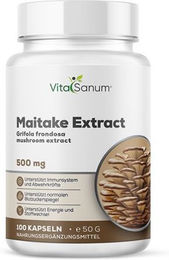 VitaSanum Maitake Extrakt Grifola frondosa Kapseln vegan ohne Gelatine 100 Stück – Bild 1 von 1
