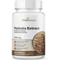 Produktbild von VitaSanum Maitake Extrakt Grifola frondosa Kapseln vegan ohne Gelatine 100 Stück