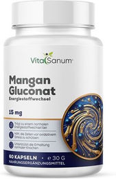 VitaSanum Mangan Gluconat Kapseln 60 Stück – Bild 1 von 1
