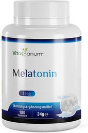 VitaSanum Melatonin 1 mg Tabletten 180 Stück – Bild 1 von 2