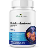 Produktbild von VitaSanum Natriumbutyrat Kapseln vegan