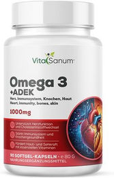 VitaSanum Omega 3 + ADEK Kapseln – Bild 1 von 1