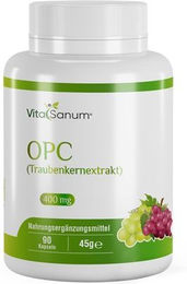 VitaSanum OPC Traubenkernextrakt 400 mg Kapseln – Bild 1 von 1