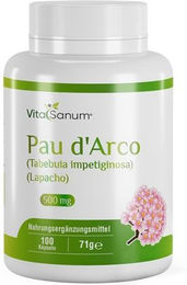 VitaSanum Pau d'Arco Tabebuia impetiginosa Kapseln – Bild 1 von 1