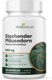 VitaSanum Stechender Mäusdorn Ruscus aculeatus Kapseln 100 Stück – Bild 1 von 1