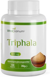 VitaSanum Triphala Kräuter-Komplex 600 mg Kapseln 100 Stück – Bild 1 von 1