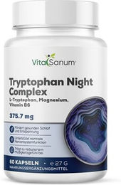 VitaSanum Tryptophan Night Complex mit L-Tryptophan Kapseln 60 Stück – Bild 1 von 1
