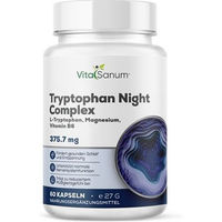 Produktbild von VitaSanum Tryptophan Night Complex mit L-Tryptophan Kapseln 60 Stück