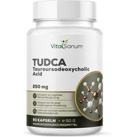 Produktbild von VitaSanum TUDCA Tauroursodeoxycholic Acid 250 mg Kapseln ohne Zusatzstoffe 60 Stück